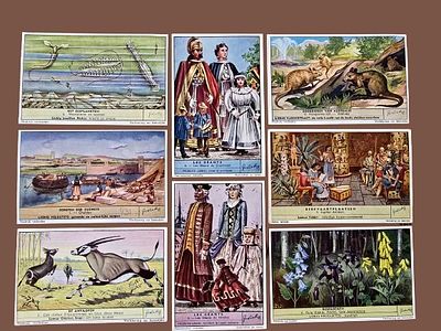 LIEBIG card collection - rare and sought after. The trade cards of the Liebig collection 
An 