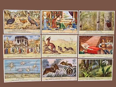 LIEBIG card collection - rare and sought after. The trade cards of the Liebig collection 
An 
