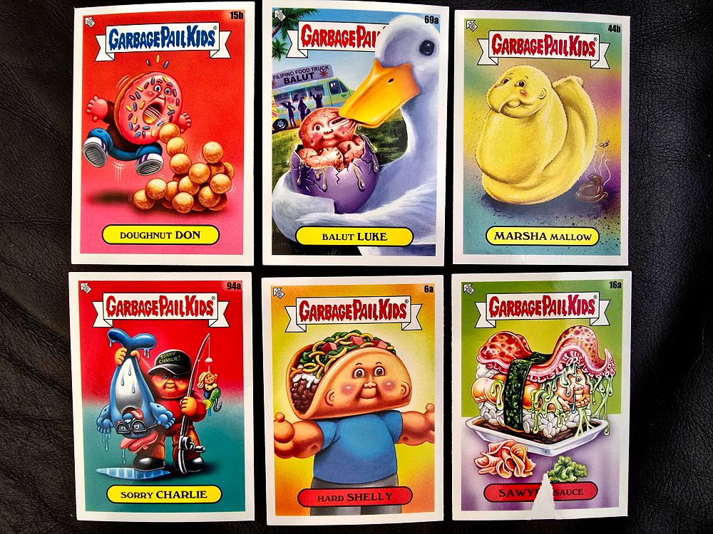 Garbage Pail Kids - Original American cards from 2021. In new condition.