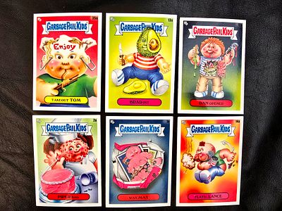 Garbage Pail Kids - Original American cards from 2021. In new condition.