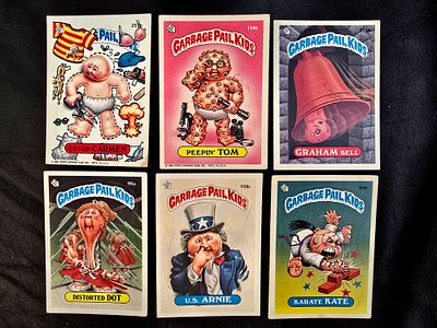 The Garbage PailKids - Original American vintage playing cards from 1986-1987. Some are rare 