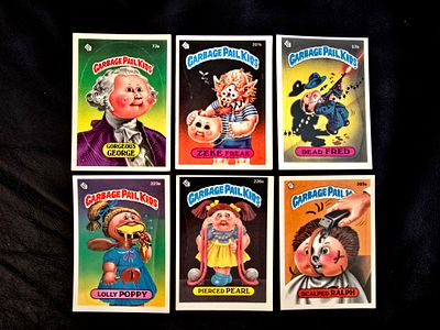 The Garbage PailKids - Original American vintage playing cards from 1986-1987. Some are rare 