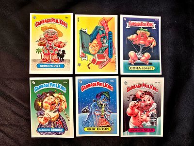The Garbage PailKids - Original American vintage playing cards from 1986-1987. Some are rare 