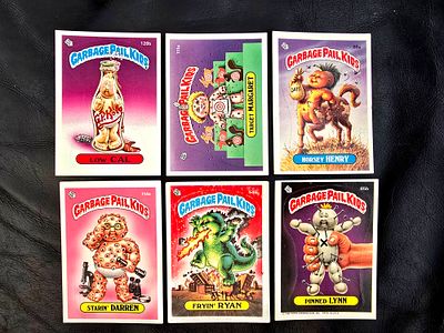 The Garbage PailKids - Original American vintage playing cards from 1986-1987. Some are rare 