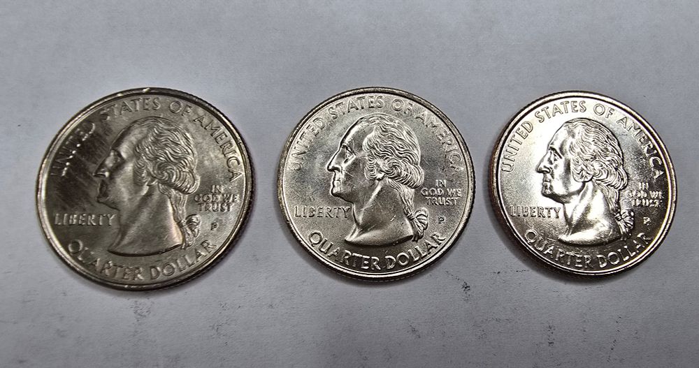 מטבעות רבע דולר אמריקאי מסדרת "50 המדינות" של ארה"ב. במצב חדש! 
אנו מפרסמים את כל הסידרה המלאה 