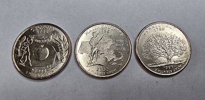 מטבעות רבע דולר אמריקאי מסדרת "50 המדינות" של ארה"ב. במצב חדש! 
אנו מפרסמים את כל הסידרה המלאה 