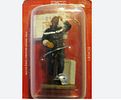 The rare series - a metal figurine of a firefighter from Ivory Coast in 1999, signed, made by Image - 1