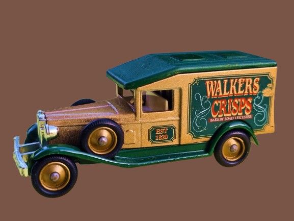 A collectible metal vehicle from Lledo, from the Days Gone series, designed as a distribution 