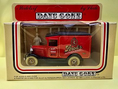 A collectible model of a 1934 Ford Model A die-cast metal model of the American beer brand 