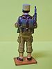 Metal statuette of a soldier of the French Foreign Legion (L&eacute;gionnaire) 1957. The figurine Image - 2