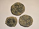 Coins. Unknown authenticity - sold as a replica. 
Items from the group of pottery jars, oil Image - 1