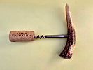 Pair of antique corkscrews. Wooden handles, deer bone and horse hair.Image - 3