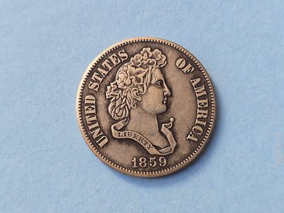 American coin sold as a high quality replica. Probably a Replica and not an original. 
Amazing 