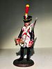Signed metal figurine from Napoleon Bonaparte's army - French infantry trumpeter from 1809 Image - 1
