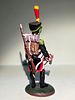 Signed metal figurine from Napoleon Bonaparte's army - French infantry trumpeter from 1809 Image - 3