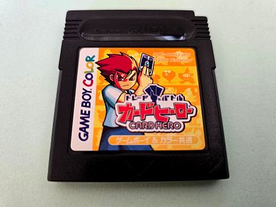 The Trade & Battle: Card Hero card game cassette (Japanese: トレード&バトル カードヒーロー), a card 