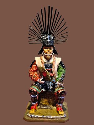 The most prestigious series - metal figurine of a warrior from the Sengoku period (戦国時代) from 