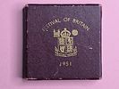 A "Crown" commemorative coin issued in 1951 in honor of the "Festival of Britain". Denomination: Image - 3