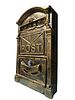 Antique-style mailbox "like it used to be" made of cast iron with a bronze finish, weighing 3.7 kg.Image - 1