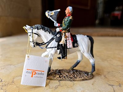 The rare series - a metal statuette of Marshal Mikhail Kutuzov from the Russian Empire, as it 