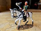 The rare series - a metal statuette of Marshal Mikhail Kutuzov from the Russian Empire, as it Image - 1