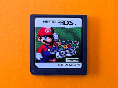 Super Mario 64 DS game cartridge for the Nintendo DS console. Platform: The game was originally 