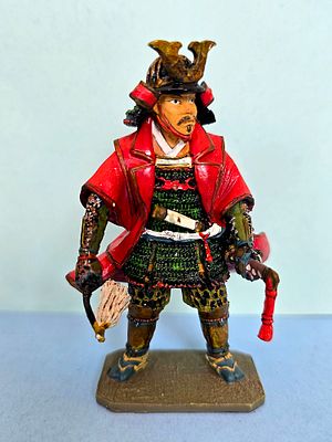 The most prestigious series - metal figurine of a warrior from the Sengoku period (戦国時代) from 