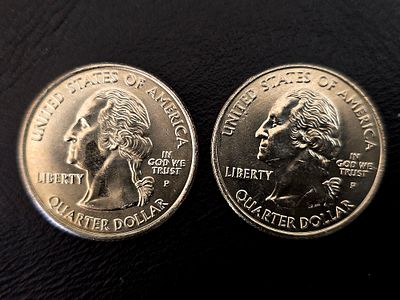 US Quarter Dollar Coins from the "50 States" Series of the United States. In new condition! 
We 