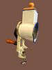 An antique, hand-operated cast metal food grater (also known as a grinder or almond and cheese Image - 4