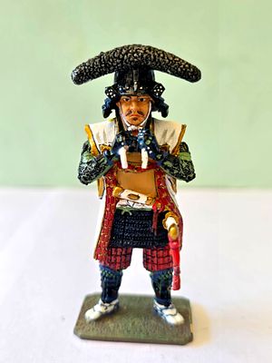 The most prestigious series - metal figurine of a warrior from the Sengoku period (戦国時代) from 