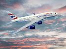 A collectible metal model of the Airbus A380 from British Airways. Quality item as new without Image - 1