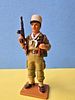 Del Prado Collectible Soldier Metal Figurine. The statuette depicts a French soldier from 1957. Image - 1