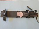 Hunting/commando/survival knife made in the U.S.A. Saber. Blade: Made of stainless steel, with Image - 1