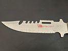 Hunting/commando/survival knife made in the U.S.A. Saber. Blade: Made of stainless steel, with Image - 2