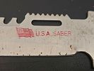 Hunting/commando/survival knife made in the U.S.A. Saber. Blade: Made of stainless steel, with Image - 3