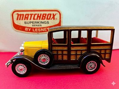 A collectible Matchbox Models of Yesteryear Y-21, representing a 1930 Ford Model A. The model 