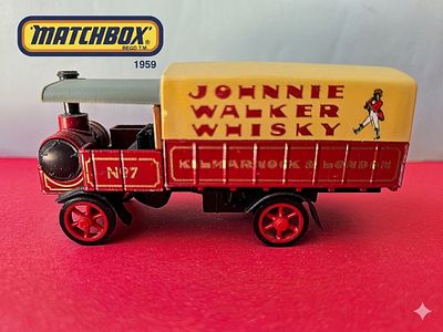 A collectible model from Matchbox Models of Yesteryear, representing a 1917 "Yorkshire" steam 