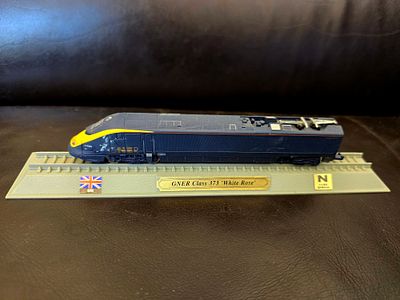 Collectible model of the GNER Class 373 'White Rose' train in 1:160 scale (N Gauge). The model 