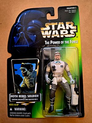 Star Wars - New and sealed box of a Hoth Rebel Soldier from the "Star Wars: The Power of the 