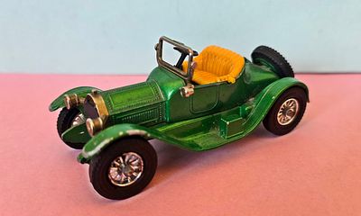 A collectible die-cast model from the Matchbox Models of Yesteryear series, representing a 