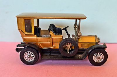 A collectible die-cast model from the Matchbox Models of Yesteryear series, representing a 