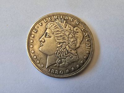 מטבע דולר כסף מסוג "מורגן" משנת 1880- רפליקה איכותית