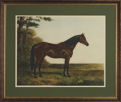 Хромолитография в раме "Tracery". Бумага, печать с подрисовкой, 40х50 см. (оттиск), 59х69,5 см.