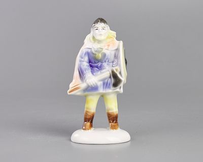 Фигура "Викинг" . Фарфор, роспись подглазурная, h-13 см., Германия, Тюрингия, Wagner&Apel (W&A) 