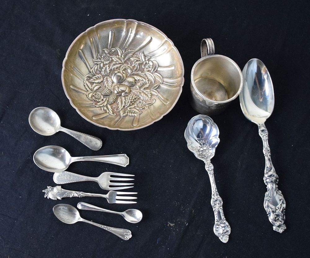 Lot 139: Sterling Silver Lot