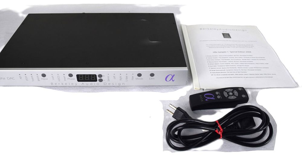 Lot 147A: Alpha DAC Digital-to-Analog Converter From Berkeley Audio Design