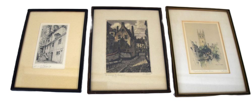 Lot 159A: Lot of 5 Engravings and Etchings