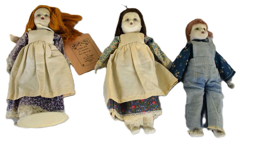 Lot 193: Three Hand Made Dolls