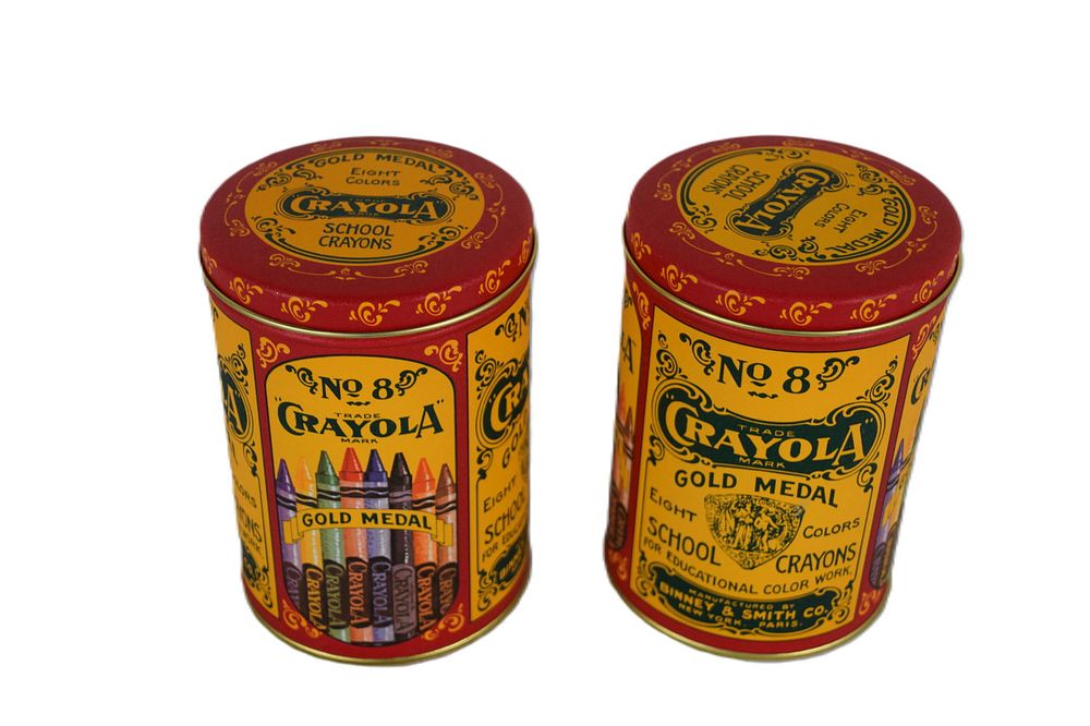 Lot 211: Crayola Tins