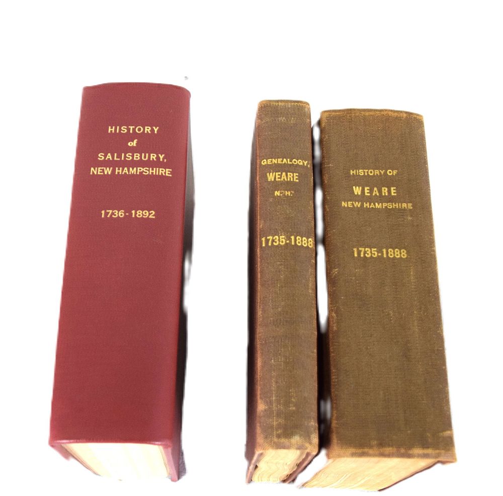 Lot 215: Salisbury and Weare Town Histories